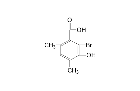 2-bromo-4,6-dimethyl-3-hydroxybenzoic acid