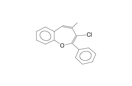 2-phenyl-3-chloro-4-methyl-1-benzoxepine