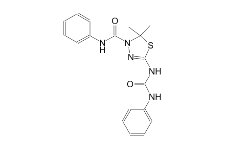 5-[(anilinocarbonyl)amino]-2,2-dimethyl-N-phenyl-1,3,4-thiadiazole-3(2H)-carboxamide