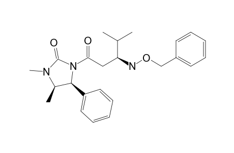 (4R,5S)-1-[(3S)-3-(benzoxyamino)-4-methyl-pentanoyl]-3,4-dimethyl-5-phenyl-2-imidazolidinone