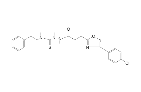 1-{3-[3-(p-chlorophenyl)-1,2,4-oxadiazol-5-yl]propionyl}-4-phenethyl-3-thiosemicarbazide