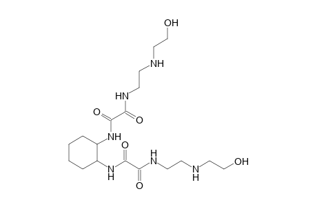 N-[2-(2-hydroxyethylamino)ethyl]-N'-[2-[[2-[2-(2-hydroxyethylamino)ethylamino]-2-oxo-acetyl]amino]cyclohexyl]oxamide