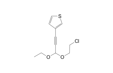 3-(3-(2-Chloroethoxy)-3-ethoxyprop-1-yn-1-yl)thiophene