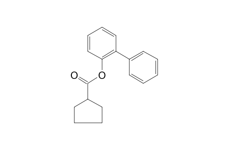 Cyclopentanecarboxylic acid, 2-biphenyl ester