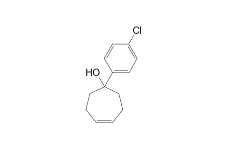 1-(4-Chlorophenyl)cyclohept-4-en-1-ol