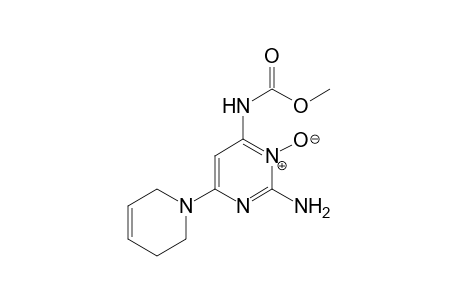 2-amino-6-(1,2,3,6-tetrahydro-1-pyridyl)-4-pyrimidinecarbamic acid, methyl ester, 3-oxide