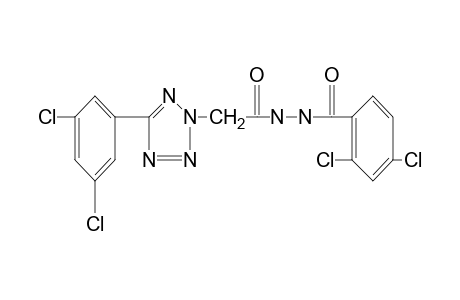 1-(2,4-dichlorobenzoyl)-2-{[5-(3,5-dichlorophenyl)-2H-tetrazol-2-yl]acetyl}hydrazine