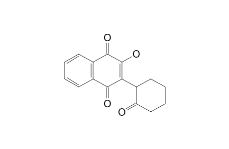 2-Hydroxy-3-(2-oxocyclohexyl)-1,4-naphthoquinone