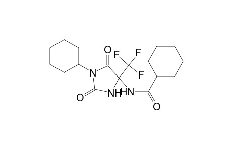 Cyclohexanecarboxylic acid, (1-cyclohexyl-2,5-dioxo-4-trifluoromethylimidazolidin-4-yl)amide