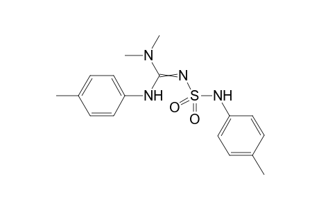 1,1-Dimethyl-3-(4-tolyl)-2-(4-tolylsulfamoyl)-guanidine