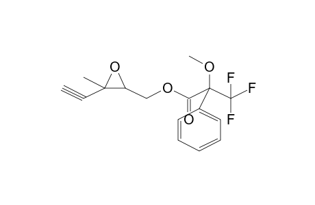 3,3,3-Trifluoro-2-methoxy-2-phenyl-propionic acid, 3-ethynyl-3-methyl-oxiran-2-ylmethyl ester