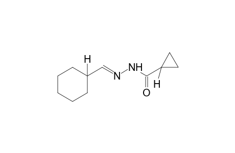 Cyclopropanecarboxylic acid, (cyclohexylmethylene)hydrazide