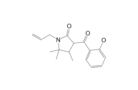 1-Allyl-3-[(2'-hydroxyphenyl)carbonyl]-4,5,5-trimethylpyrrolidin-2-one