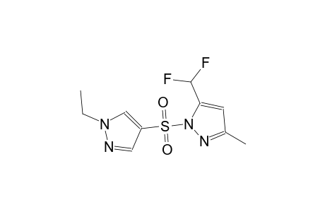 5-(difluoromethyl)-1-[(1-ethyl-1H-pyrazol-4-yl)sulfonyl]-3-methyl-1H-pyrazole