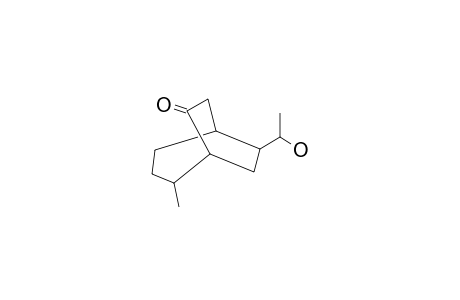 (1R*,4R*,5S*,8R*)-8-(1-HYDROXY-ETHYL)-4-METHYL-BICYCLO-[3.2.2]-NONAN-6-ONE;(DIASTEREOMER-A)