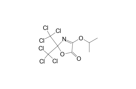 4-ISOPROPOXY-2,2-BIS-(TRICHLOROMETHYL)-1,3-OXAZLO-5(2H)-ONE