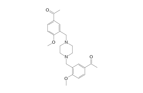 3',3'''-[(1,4-piperazinediyl)dimethylene]bis[4'-methoxyacetophenone]
