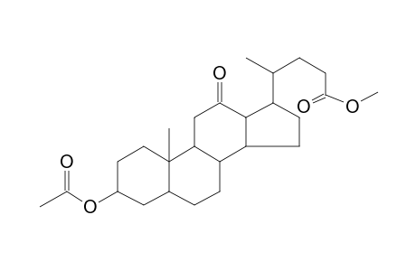 Methyl 3-acetoxy-12-keto-18-norcholanate