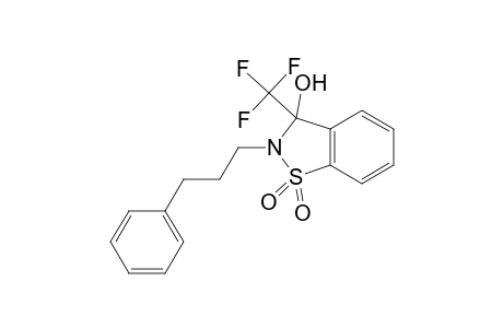 2-(2-Benzylethyl)-3-trifluoromethyl-3-hydroxy-2,3-dihydro-1,2-benzisothiazole 1,1-dioxide