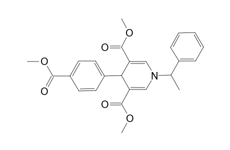 4-(4-carbomethoxyphenyl)-1-(1-phenylethyl)-4H-pyridine-3,5-dicarboxylic acid dimethyl ester