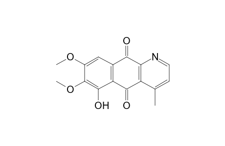 5-HYDROXY-6,7-DIMETHOXYCLEISTOPHOLINE