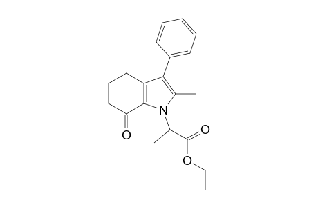 (S)-2-METHYL-3-PHENYL-1,4,5,6-TETRAHYDRO-7H-INDOL-7-OXO-1-(2-METHYL)-ACETIC-ACID-ETHYLESTER