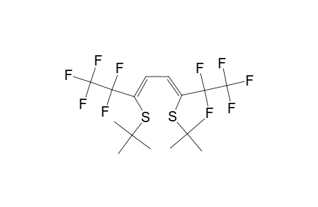 (Z,Z)-1,4-BIS-(TERT.-BUTYLTHIO)-1,4-BIS-(PENTAFLUOROETHYL)-1,3-BUTADIENE