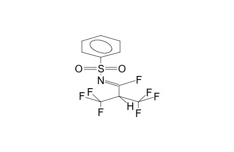 ALPHA-HYDROHEXAFLUOROISOBUTYRIC ACID, N-BENZENESULPHONYLIMIDOYLFLUORIDE