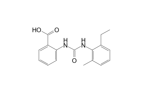 o-[3-(6-ethyl-o-tolyl)ureido]benzoic acid