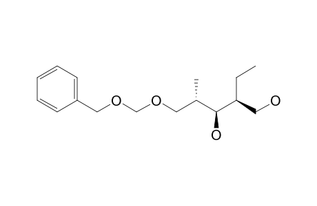 (2S,3S,4S)-5-Benzyloxymethoxy-2-ethyl-4-methylpentane-1,3-diol