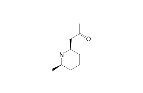 (-)-PINIDINONE;1-((2-R,6-R)-6-METHYLPIPERIDIN-2-YL)-PROPAN-2-ONE