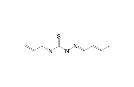 N-Allyl-2-(E)-but-2-enylidenehydrazinecarbothioamide