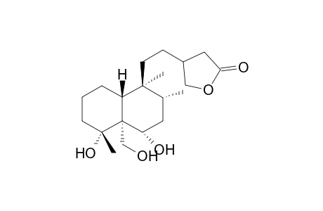 4-[2-[(1S,2R,4S,4aR,5R,8aR)-4,5-dihydroxy-1,2,5-trimethyl-4a-methylol-decalin-1-yl]ethyl]tetrahydrofuran-2-one