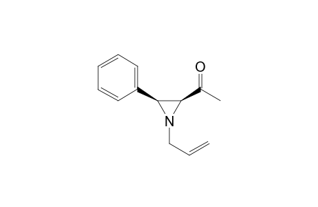 cis-1-Allyl-3-phenyl-2-acetylaziridine