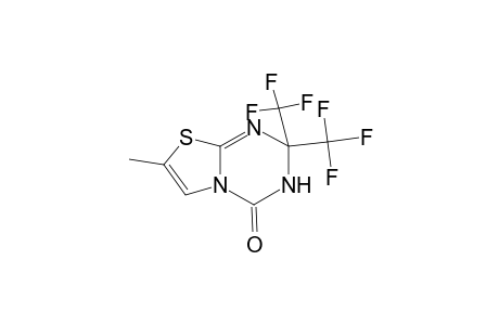 7-Methyl-2,2-bis-trifluoromethyl-2,3-dihydro-thiazolo[3,2-a][1,3,5]triazin-4-one