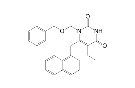 1-[(BENZYLOXY)-METHYL]-5-ETHYL-6-(1-NAPHTHYLMETHYL)-URACIL