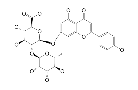 APIGENIN-7-O-BETA-(2''-O-ALPHA-RHAMNOSYL)-GLUCURONIDE