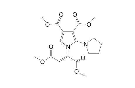 (E)-1,2-Bis(methoxycarbonyl)-1-[3,4-bis(methoxycarbonyl)-2-(1-pyrrolidinyl)pyrrolyl]ethene