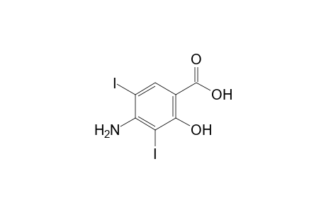 4-amino-3,5-diiodosalicylic acid