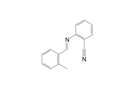 (E)-2-((2-Methylbenzylidene)amino)benzonitrile