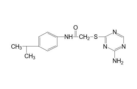 2-[(4-amino-s-triazin-2-yl)thio]-4'-isopropylacetanilide