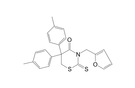 dihydro-5,5-di-p-tolyl-3-furfuryl-2-thio-2H-1,3-thiazine-2,4(3H)-dione