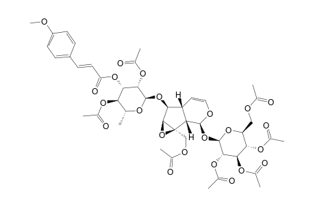 6-O-ALPHA-L-(3''-O-TRANS-PARA-METHOXYCINNAMOYL)-RHAMNOPYRANOSYL-CATALPOL-HEPTAACETATE