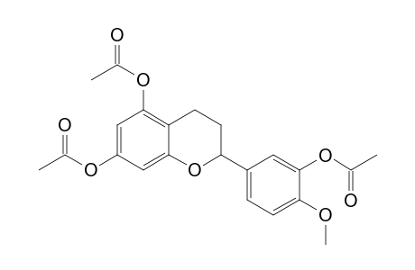 4'-methoxy-3',5,7-flavantriol, triacetate