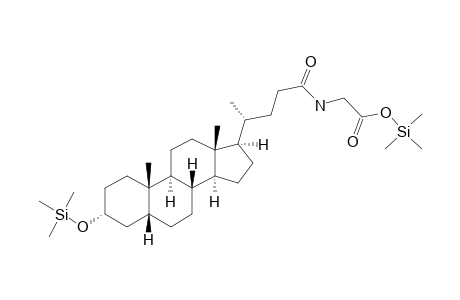 Lithocholylglycine, 2tms derivative