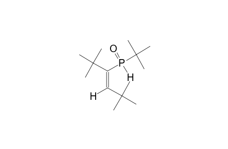 (Z)-TERT.-BUTYL-(1,2-DI-TERT.-BUTYL-ETHENYL)-PHOSPHANE-OXIDE