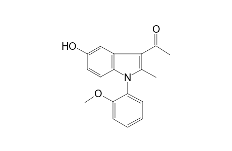1-[5-Hydroxy-1-(2-methoxyphenyl)-2-methyl-1H-indol-3-yl]ethanone