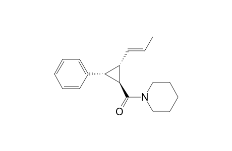 Trans-2-phenyl-trans-3-propenyl-1-(piperidinocarbonyl)cyclopropane