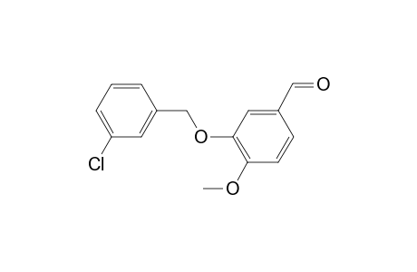 3-(3-Chloro-benzyloxy)-4-methoxy-benzaldehyde