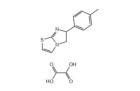 5,6-dihydro-6-p-tolylimidazo[2,1-b]thiazole, oxalate